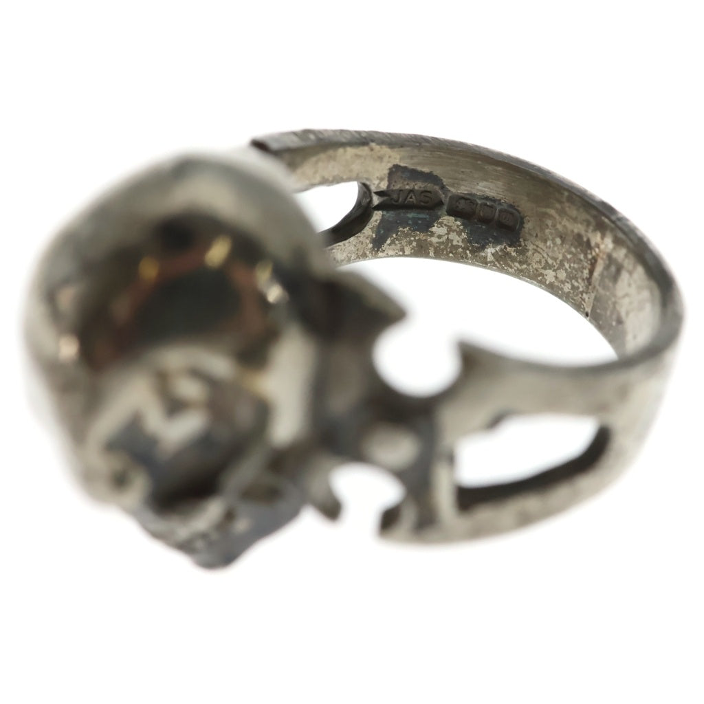 CRAZY PIG(クレイジーピッグ) EVIL SKULL RING イーヴル スカル ラージ シルバーリング シルバー