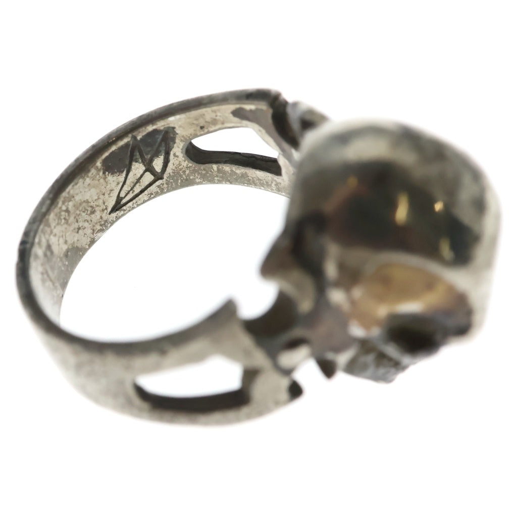 CRAZY PIG(クレイジーピッグ) EVIL SKULL RING イーヴル スカル ラージ シルバーリング シルバー