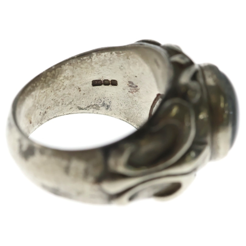 CRAZY PIG(クレイジーピッグ) CRYSTAL FLEUR DE LYS RING クリスタル フレア フルール ド リス リング シルバー