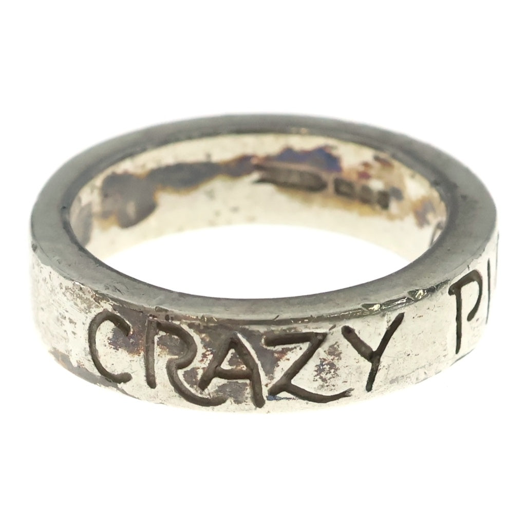 CRAZY PIG(クレイジーピッグ) CRAZY PIG LONDON ブランドネーム 刻印 シルバーバンドリング