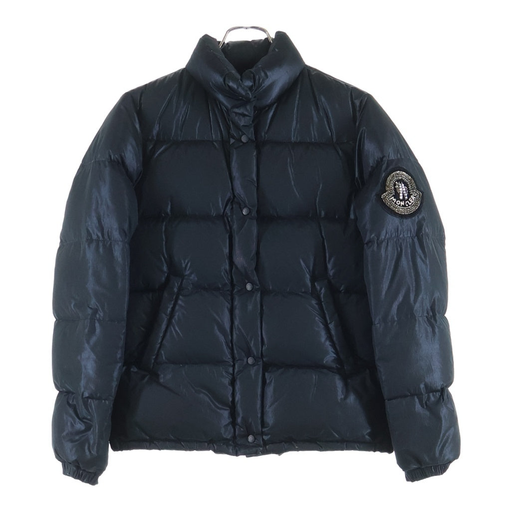 MONCLER(モンクレール) BERGERAC ベルジュラック ビーズロゴワッペン ナイロン ダウンジャケット ブラック 45394/50/68950