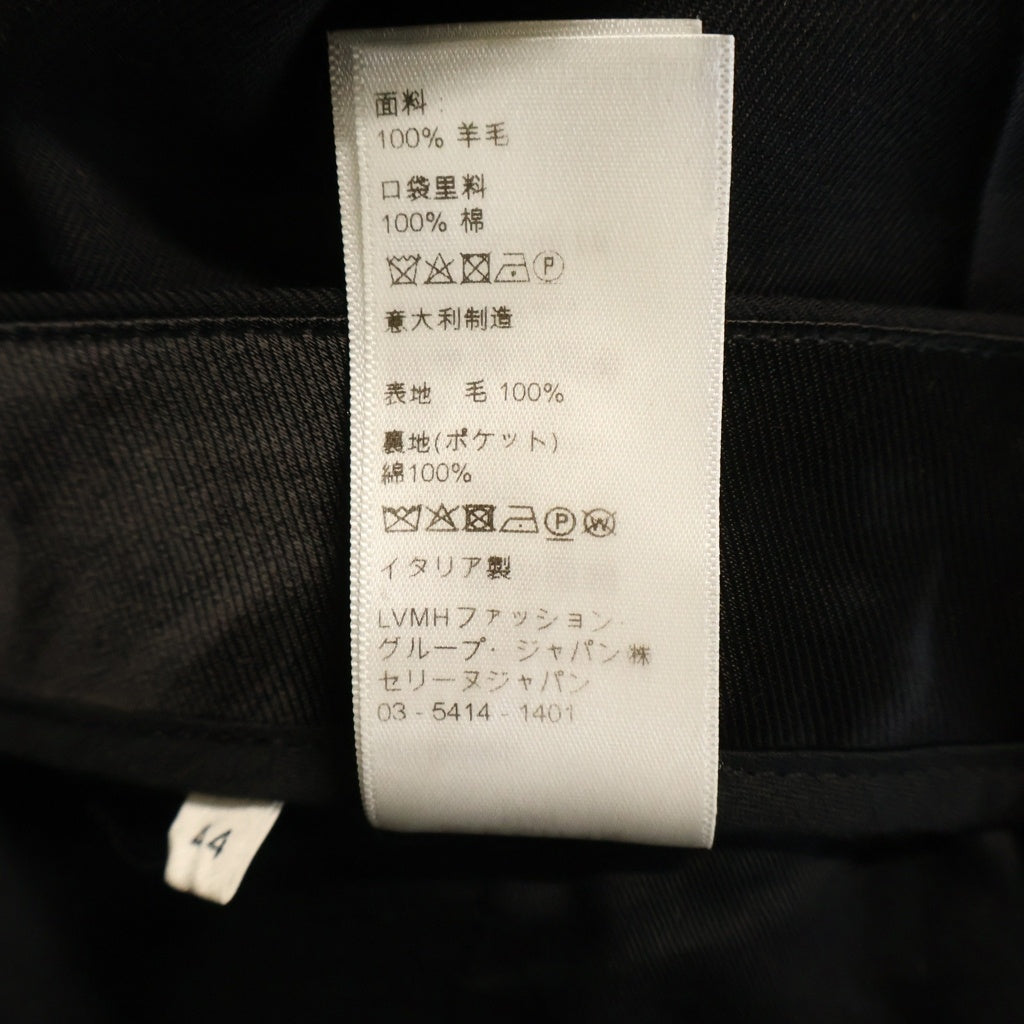 CELINE(セリーヌ) CLASSIC WOOL PANTS ウール スラックスパンツ ブラック 2P085650D