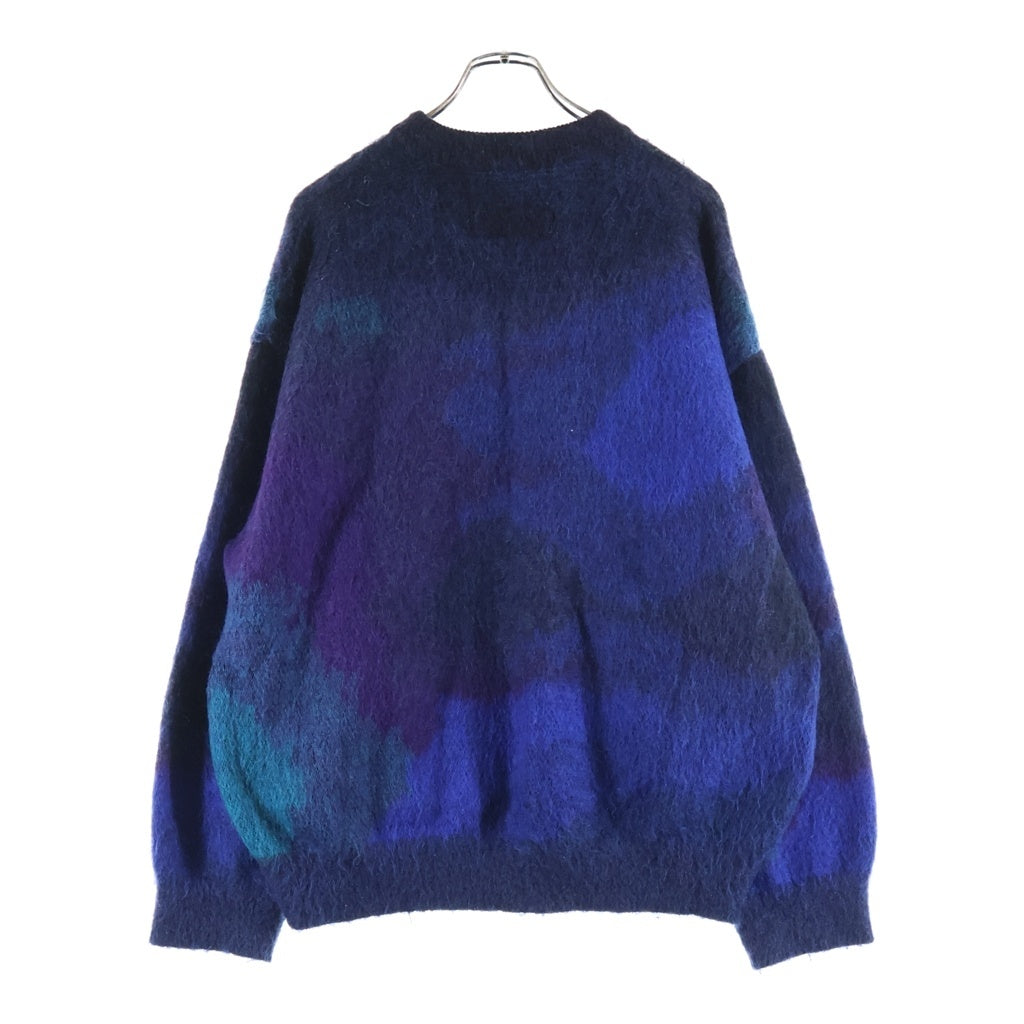 Stein(シュタイン) OVERSIZED GRADATION MOHAIR LS モヘア 長袖ニット セーター ブルー st.698