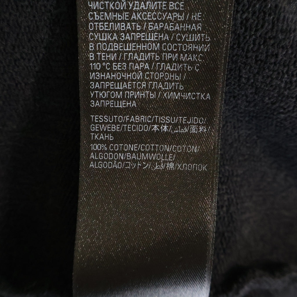 BALENCIAGA(バレンシアガ) 24AW BFRND SERIES 両面プリント スウェットフーディー プルオーバーパーカー ブラック 739024 TQVG7