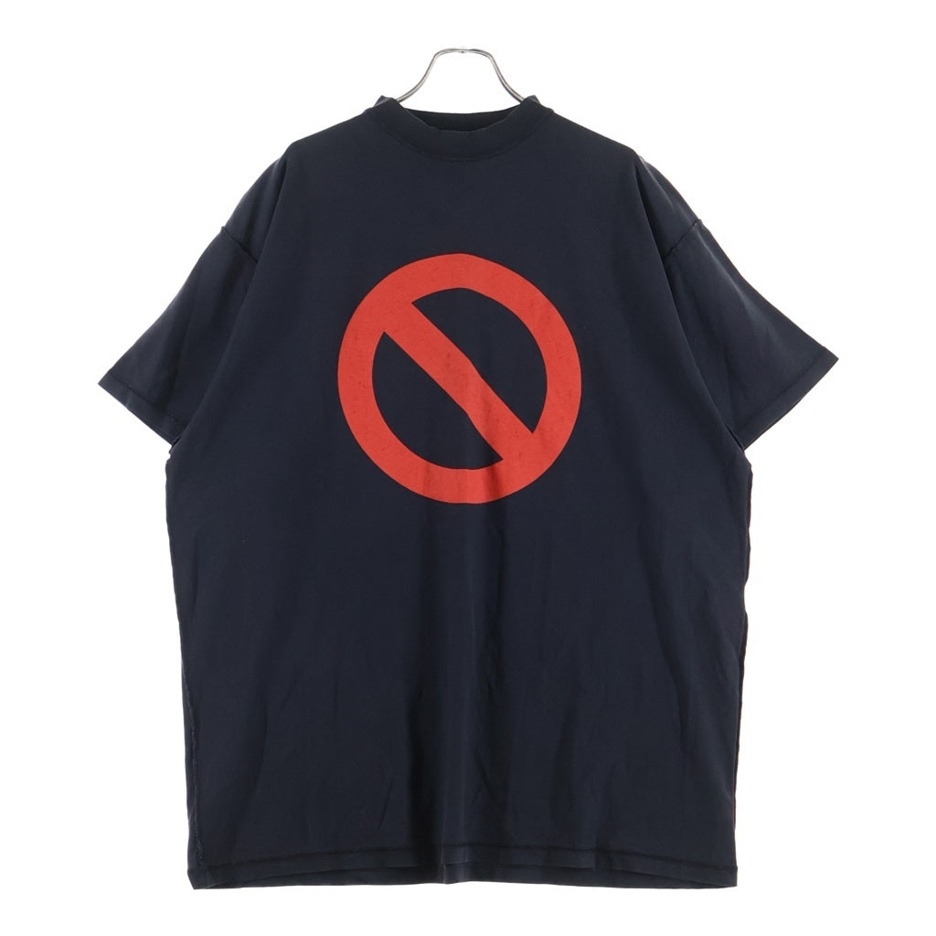 BALENCIAGA(バレンシアガ) 24AW BFRND SERIES Music Inside Out T-Shirt インサイドアウト ミュージックプリントTシャツ 半袖クルーネックカットソー ブラック 787358 TQVG8