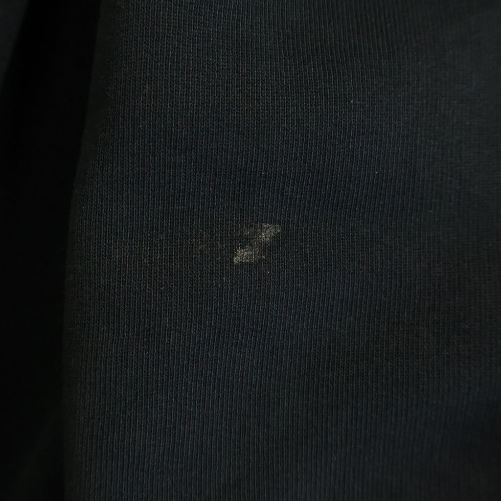 BALENCIAGA(バレンシアガ) 21AW POLITICAL CAMPAIGN HOODIE LARGE FIT キャンペーンロゴ 刺繍 ダメージ加工 プルオーバーパーカー ブラック 620973 TKVI9