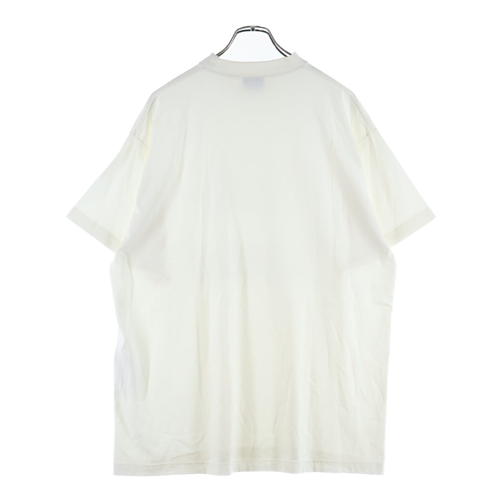BALENCIAGA(バレンシアガ) 25SS OVER CHAMPS-ELYSEES T-SHIRT オーバーサイズプリント半袖Tシャツ ショートスリーブカットソー ホワイト 787349 TRVN1