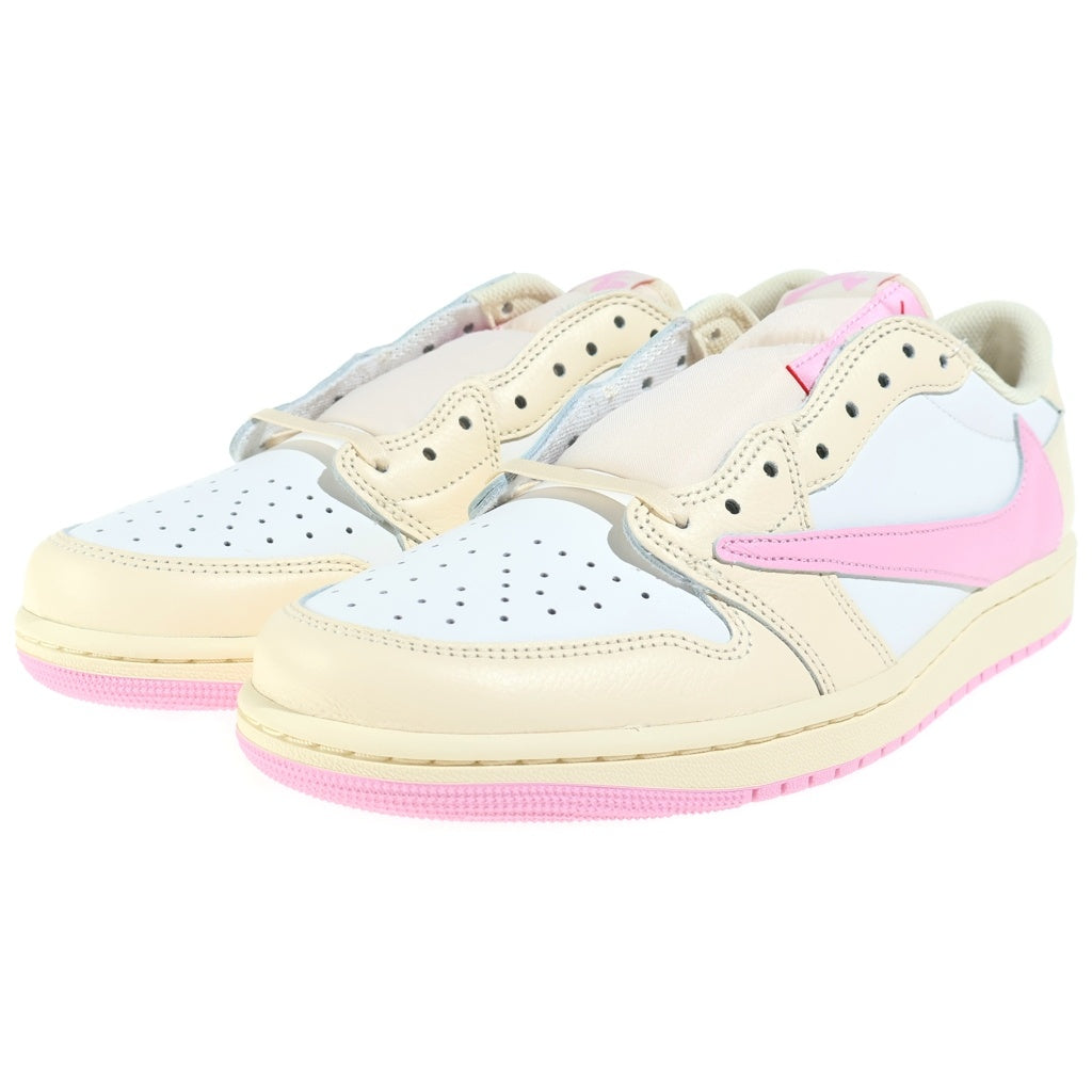 NIKE(ナイキ) ×TRAVIS SCOTT AIR JORDAN 1 LOW OG SP Muslin/Shy Pink エアジョーダン1 ローカットスニーカー US11/29cm IQ7604-100