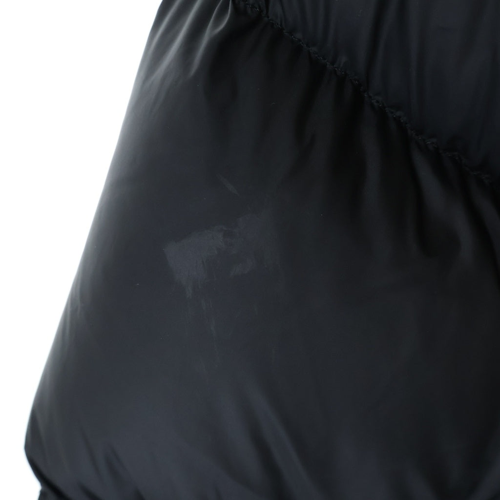 Rick Owens(リックオウエンス) 24AW TURTLE COAT タートルコート ムートンパッチポケット オーバーサイズ ダウンジャケット ブラック RU02D6790-NPLSH3