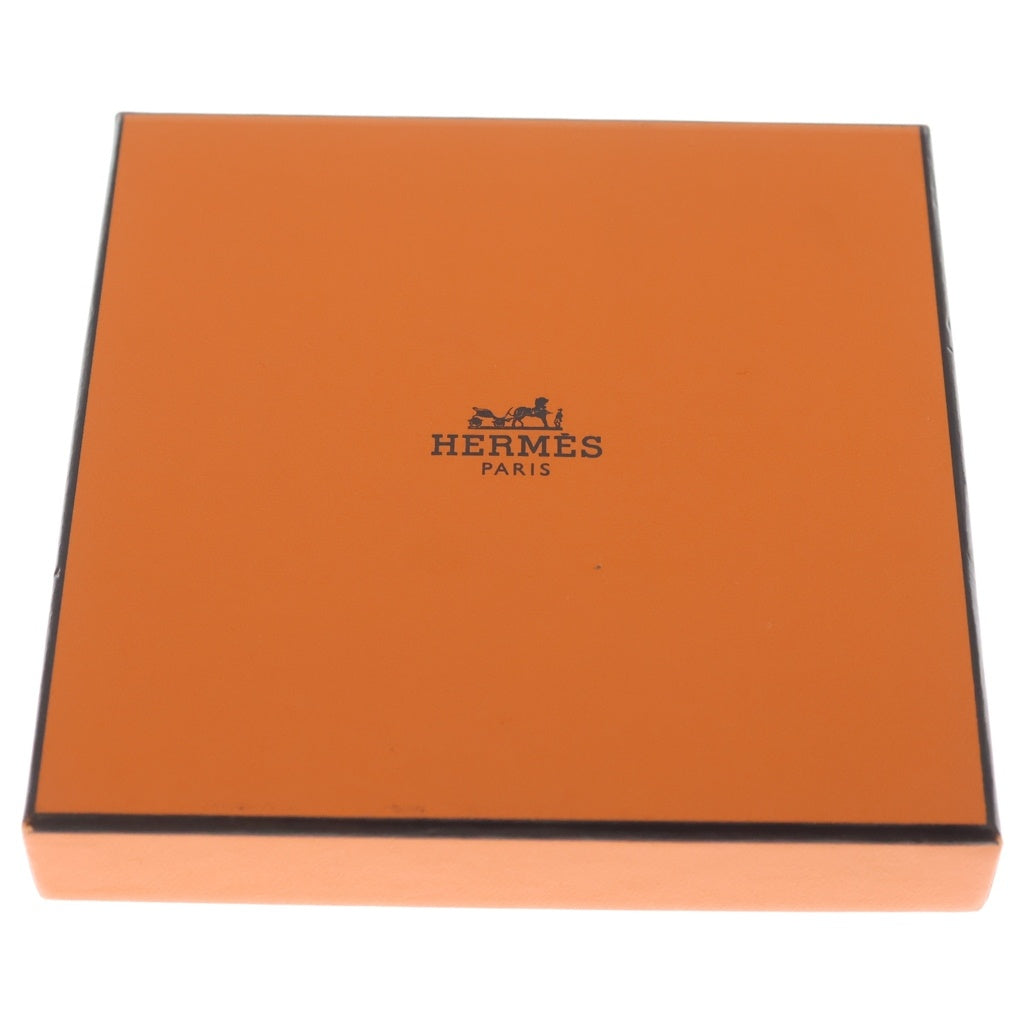 HERMES(エルメス) クリック12 カデナロック C刻印 レザー コンパクトウォレット 折り畳み財布 ブラック