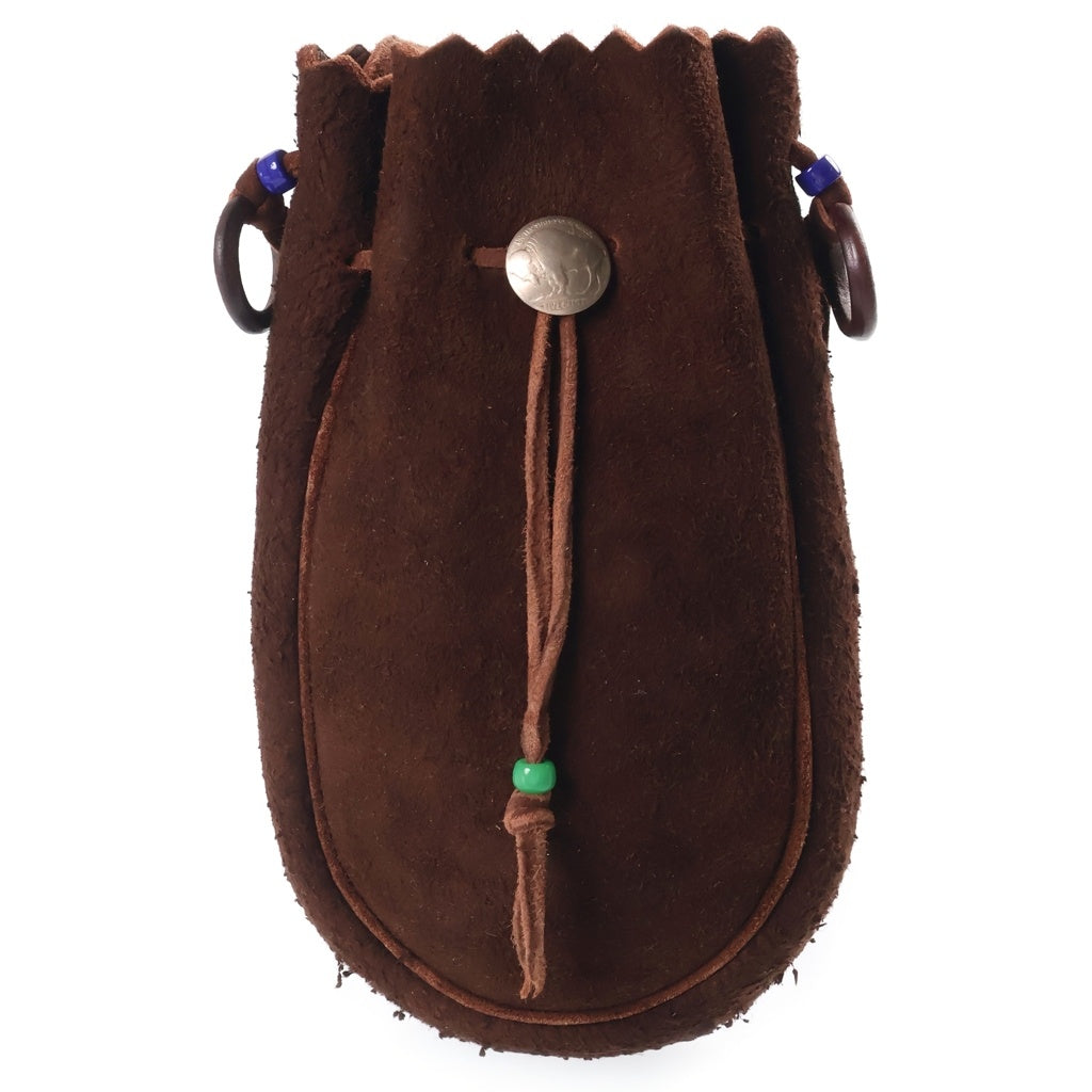 goro's(ゴローズ) 巾着ポーチS ブラウン BGA242