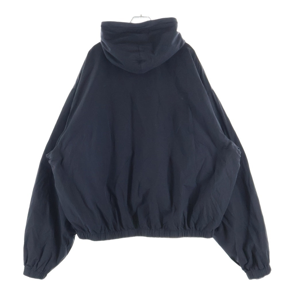 BALENCIAGA(バレンシアガ) Techno Cotton Poplin Reversible Jacket リバーシブル ジップアップ フーディー ジャケット ブラック 850847 TPQ38