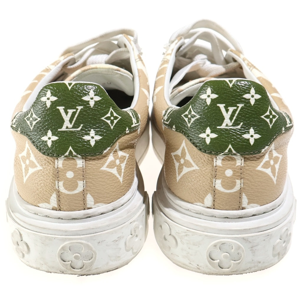 LOUIS VUITTON(ルイヴィトン) タイムアウトライン モノグラム ローカットスニーカー キャンバス ベージュ/ホワイト FA0129