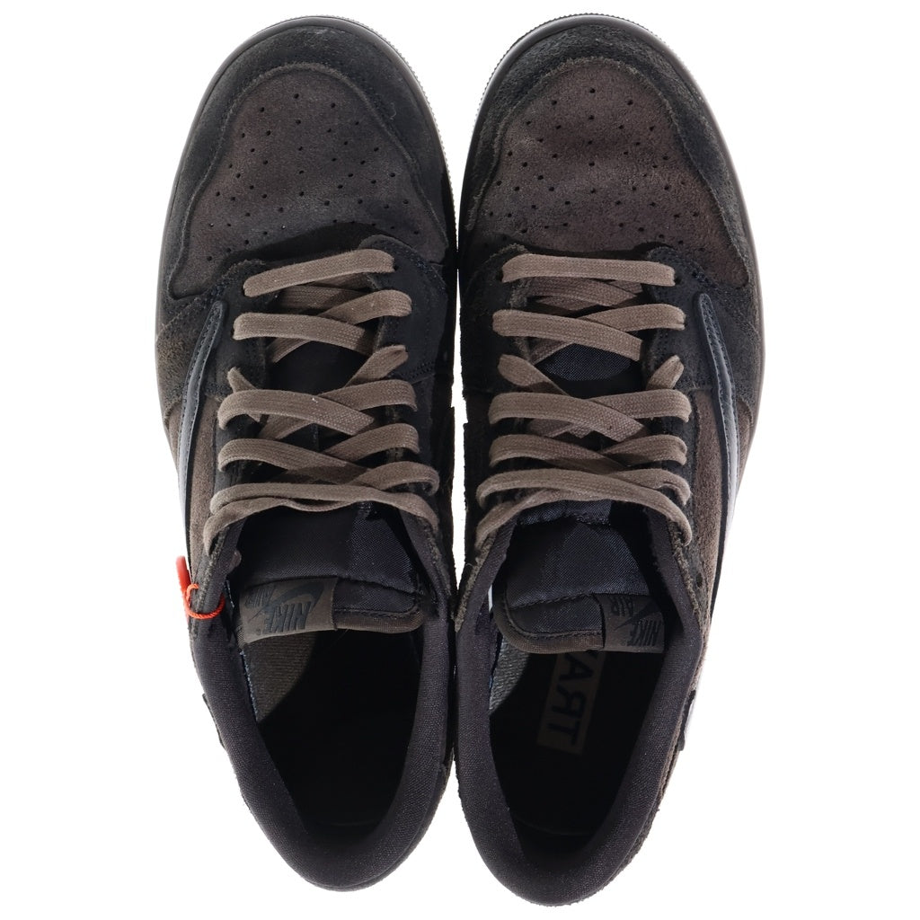 NIKE(ナイキ) ×TRAVIS SCOTT AIR JORDAN LOW OG SP VELVET BROWN トラヴィススコット エアジョーダン 1 ベルベット ローカットスニーカー US11/29.0cm ブラウン DM7866-202