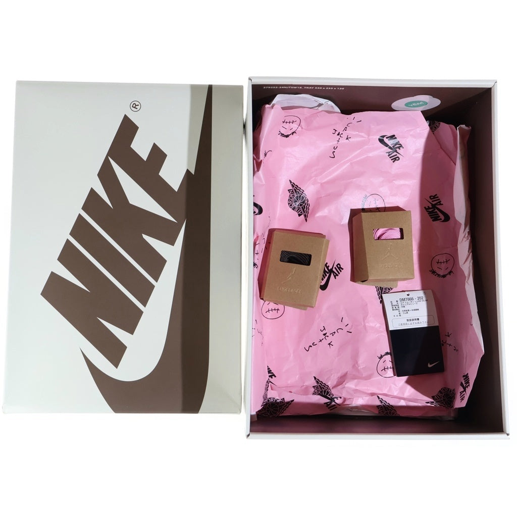 NIKE(ナイキ) ×TRAVIS SCOTT AIR JORDAN LOW OG SP VELVET BROWN トラヴィススコット エアジョーダン 1 ベルベット ローカットスニーカー US11/29.0cm ブラウン DM7866-202