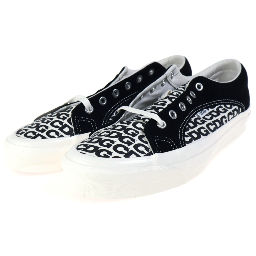 COMME des GARCONS CDG(コムデギャルソン シーディージー) × Vans Lampin バンズ OG ランピン LX ロゴ総柄 ローカットスニーカー ブラック/ホワイト VN0A45J62GY