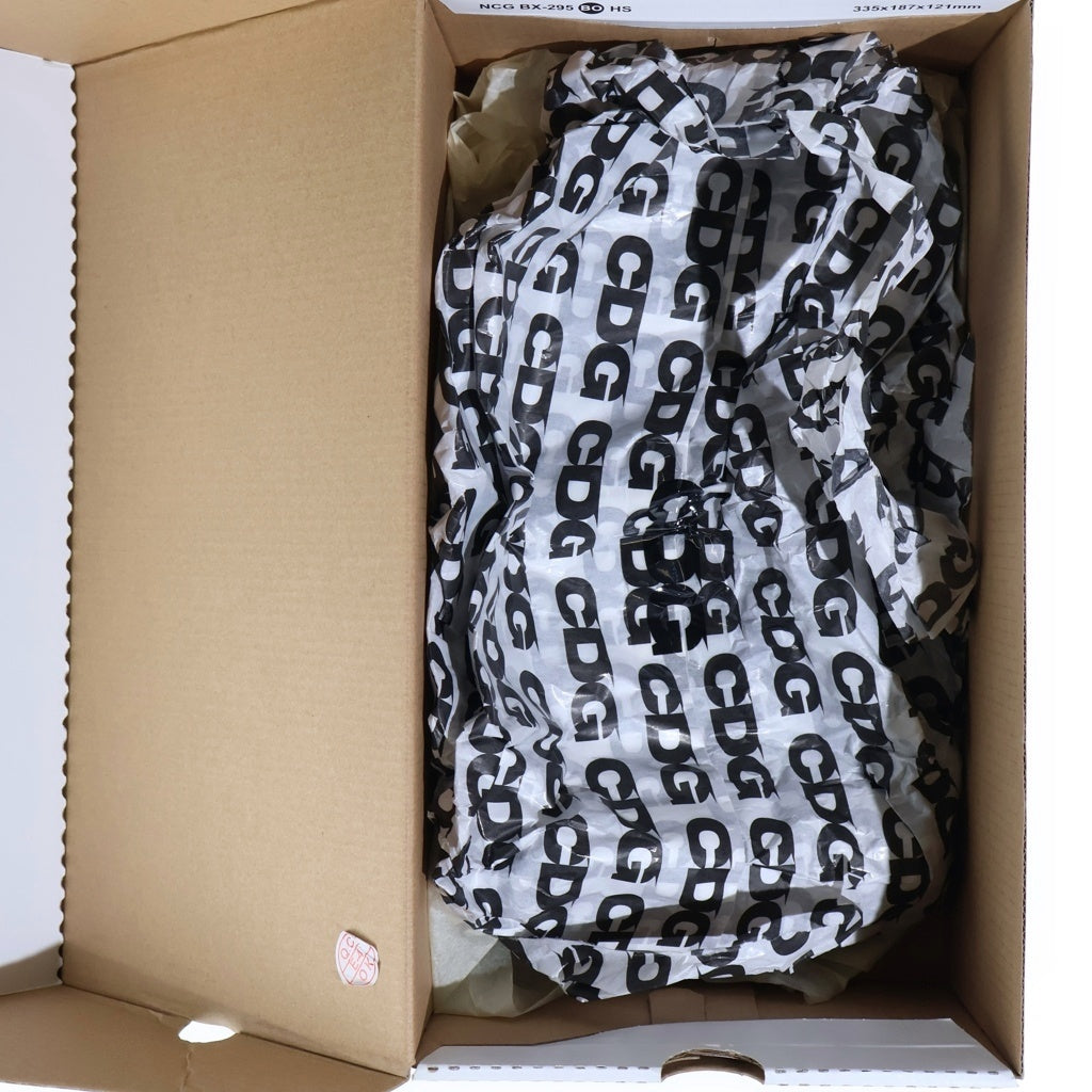 COMME des GARCONS CDG(コムデギャルソン シーディージー) × Vans Lampin バンズ OG ランピン LX ロゴ総柄 ローカットスニーカー ブラック/ホワイト VN0A45J62GY