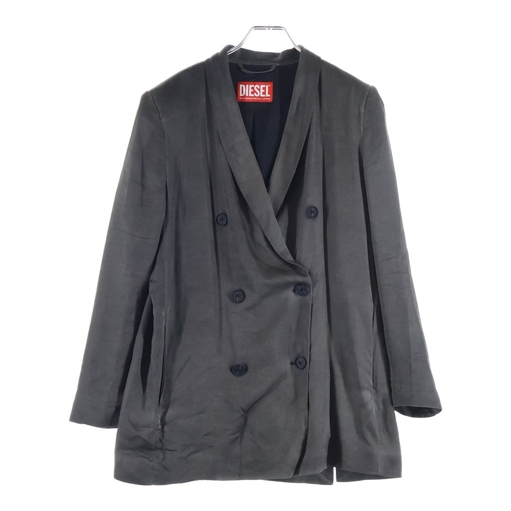 DIESEL(ディーゼル) G-AVINA-S1 JACKET ジーアヴィナ ショールカラー ダブルブレスト テーラードジャケット グレー A20106 0ALBG レディース