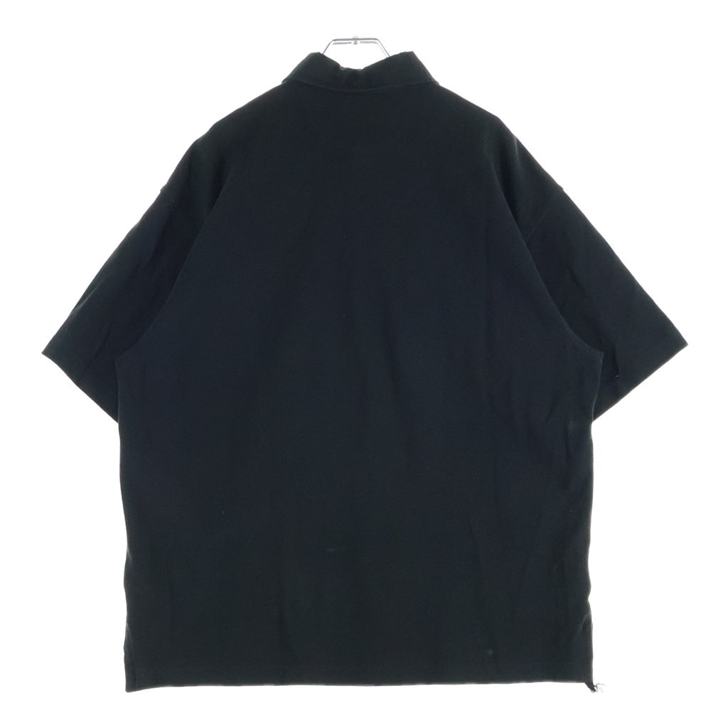 KENZO(ケンゾー) Boke Flower 2.0 エンプロイダリー オーガニックコットン 半袖 ポロシャツ ブラック FE65PO5384PU