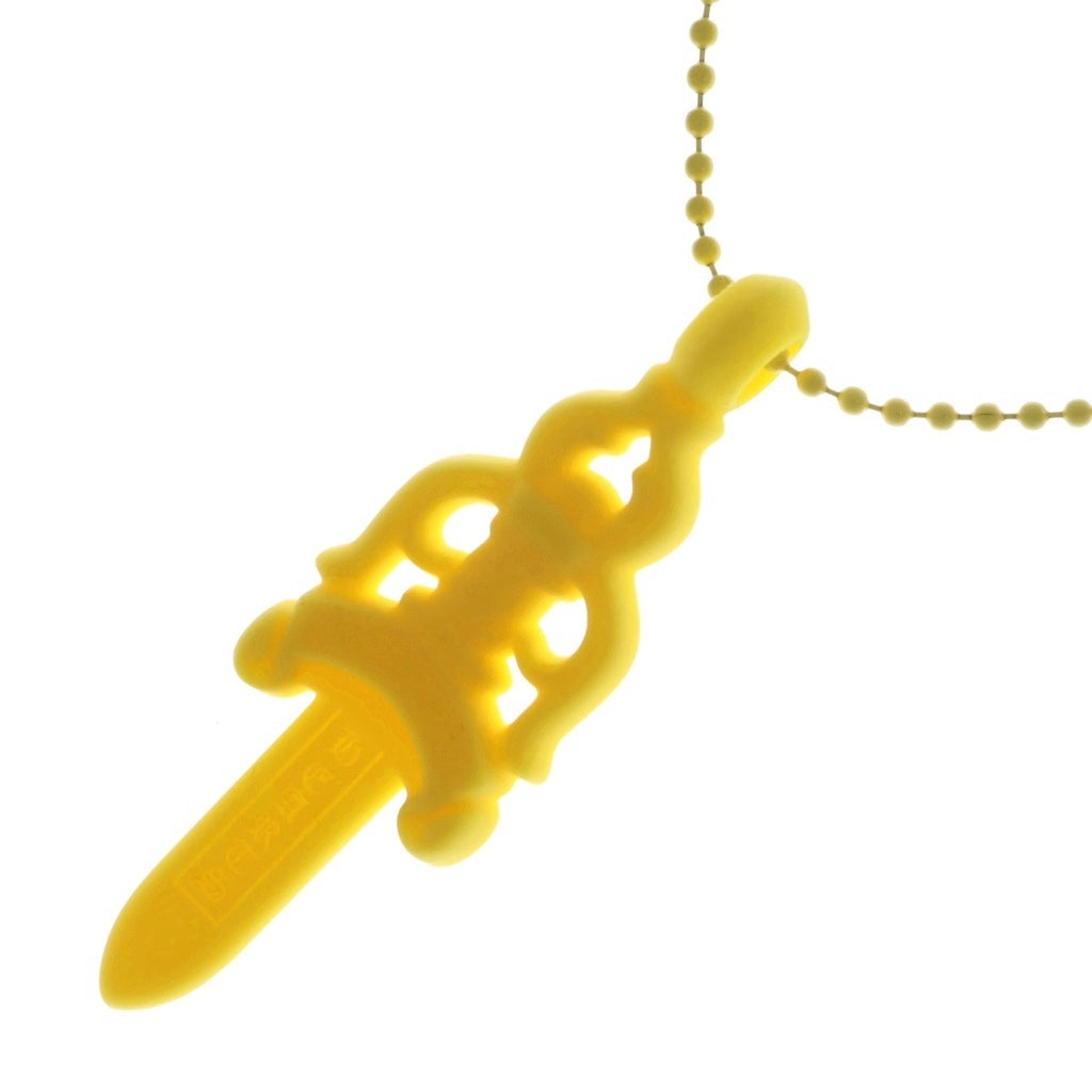 CHROME HEARTS(クロムハーツ) RUBBER LARGE DAGGER ラージダガー ラバーネックレス シリコン イエロー
