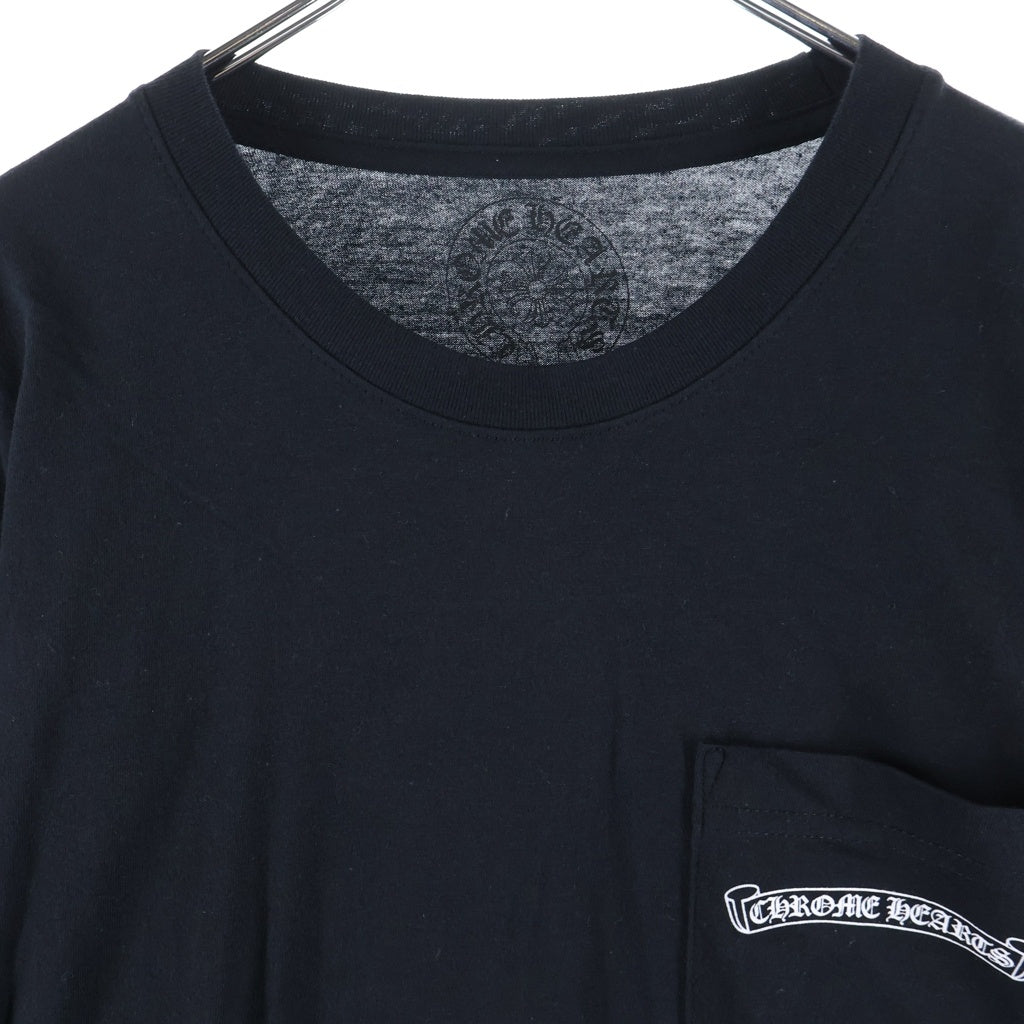 CHROME HEARTS(クロムハーツ) 6 CH PLS L/S TEE CHプラスプリント長袖Tシャツ ブラック
