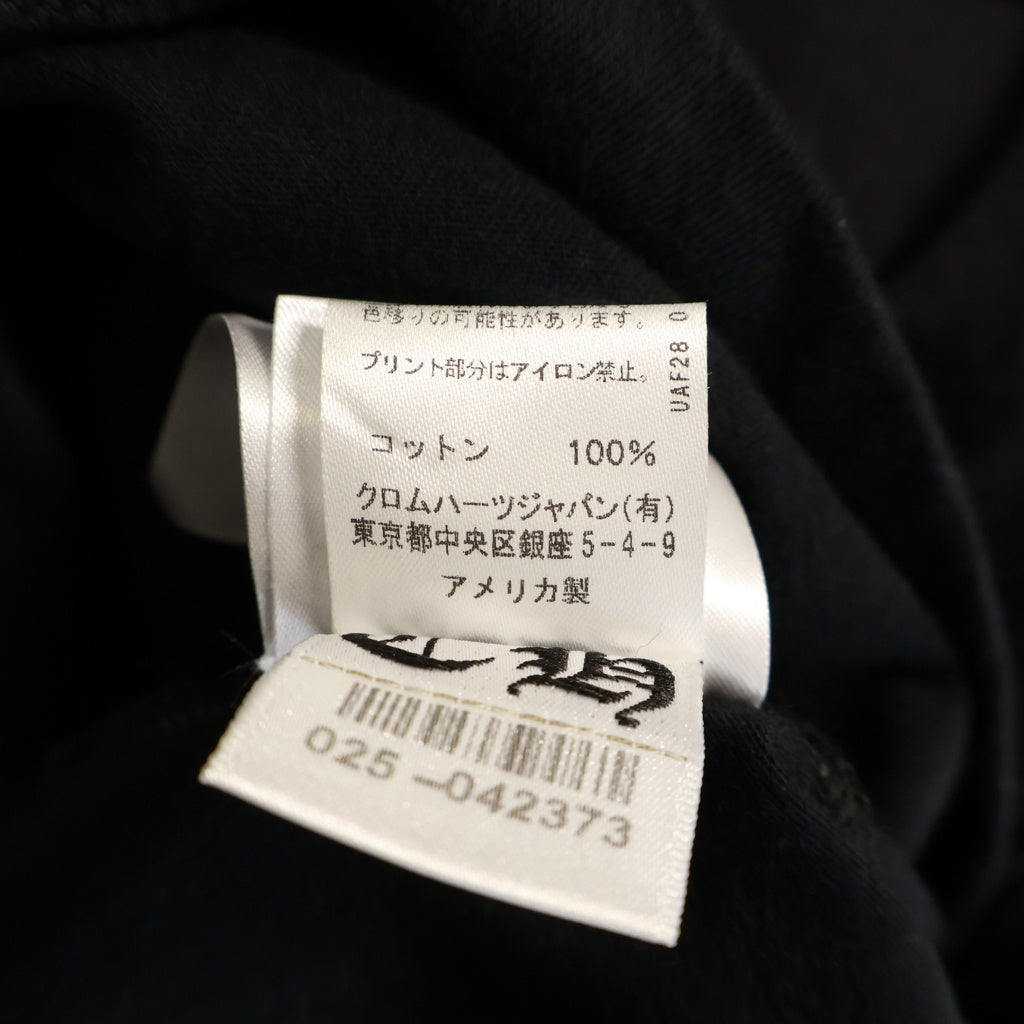CHROME HEARTS(クロムハーツ) 6 CH PLS L/S TEE CHプラスプリント長袖Tシャツ ブラック