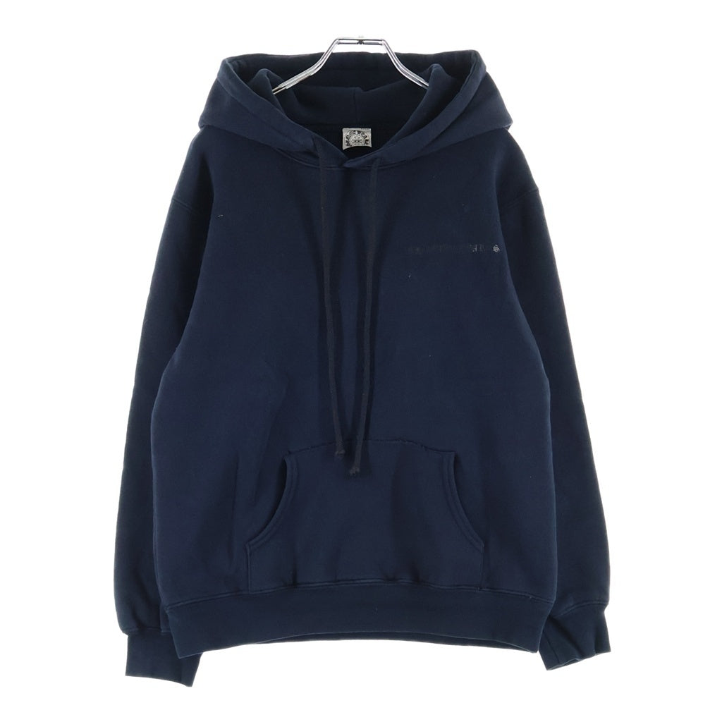 CHROME HEARTS(クロムハーツ) OLD SWTSHRT PULL OVER HODDIE CH PLS LOGO オールド CHプラスロゴ プルオーバーパーカー 裏地サーマル ブラック