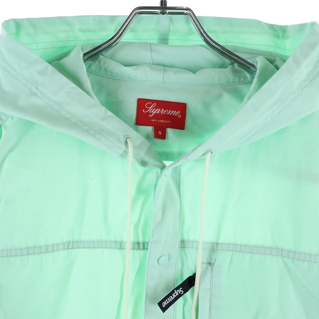 SUPREME(シュプリーム) 16SS Hooded Snap Front Shirt フーデッド スナップボタン シャツジャケット グリーン