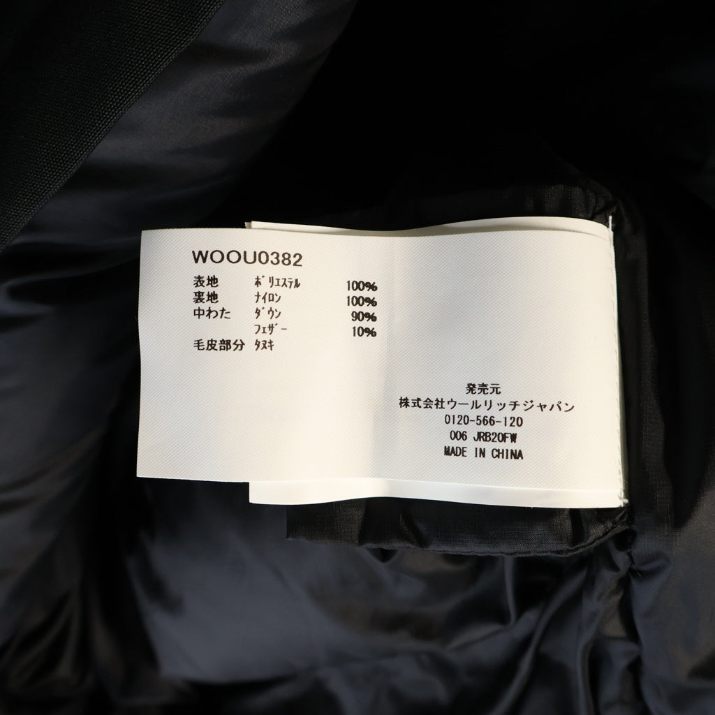 WOOLRICH(ウールリッチ) 20AW × JOURNAL STANDARD ジャーナルスタンダード ARCTIC PARKA アークティックパーカ ファー付きフード ダウンジャケット ブラック WOOU0382