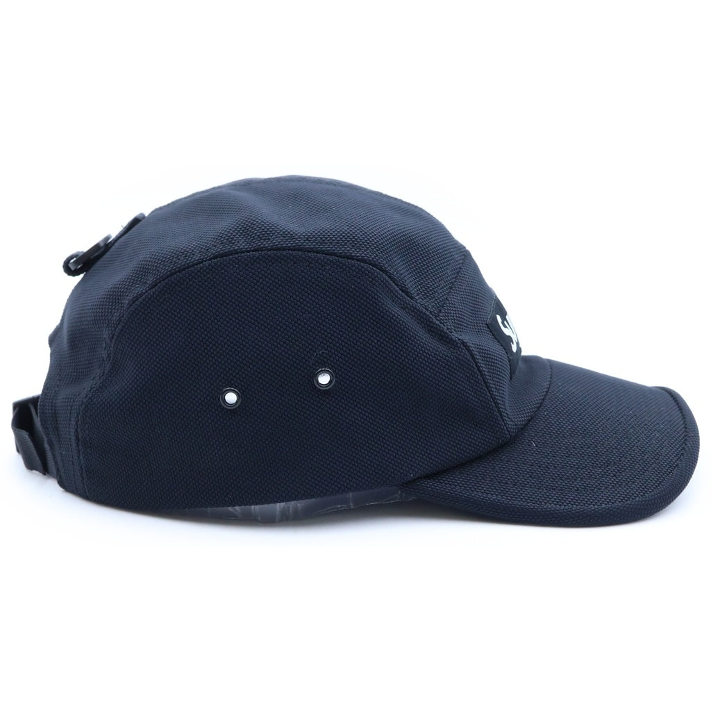SUPREME(シュプリーム) 19AW Ballistic Nylon Camp Cap バリスティック ナイロン キャンプキャップ フロントロゴ 帽子 ブラック