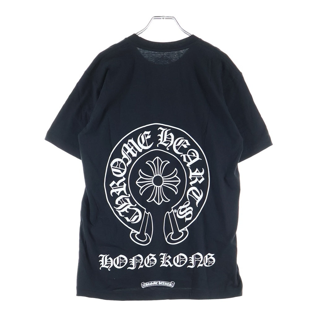 CHROME HEARTS(クロムハーツ) CH T-SHIRT 香港限定 ホースシュープリント 半袖Tシャツ ブラック