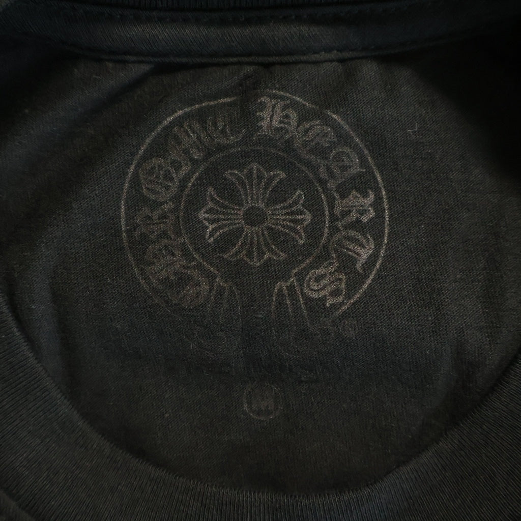 CHROME HEARTS(クロムハーツ) CH T-SHIRT 香港限定 ホースシュープリント 半袖Tシャツ ブラック