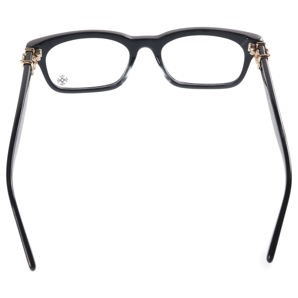 CHROME HEARTS(クロムハーツ) VAGILANTE ヴァジランテ CHプラステンプル ウェリントンサングラス アイウェア 眼鏡 ブラック/ゴールド
