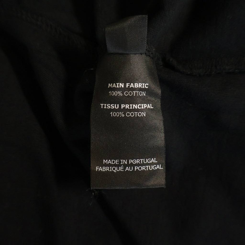 VETEMENTS(ヴェトモン) 20SS バックネック刺繍ロゴ クルーネック半袖Tシャツ ショートスリーブカットソー ブラック UAH20TR602