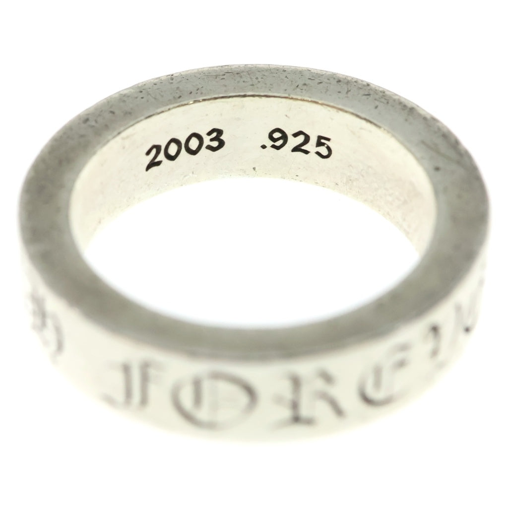CHROME HEARTS(クロムハーツ) 6mm SPACER FOREVER 6mmスペーサーリング フォーエバーシルバーBCA337