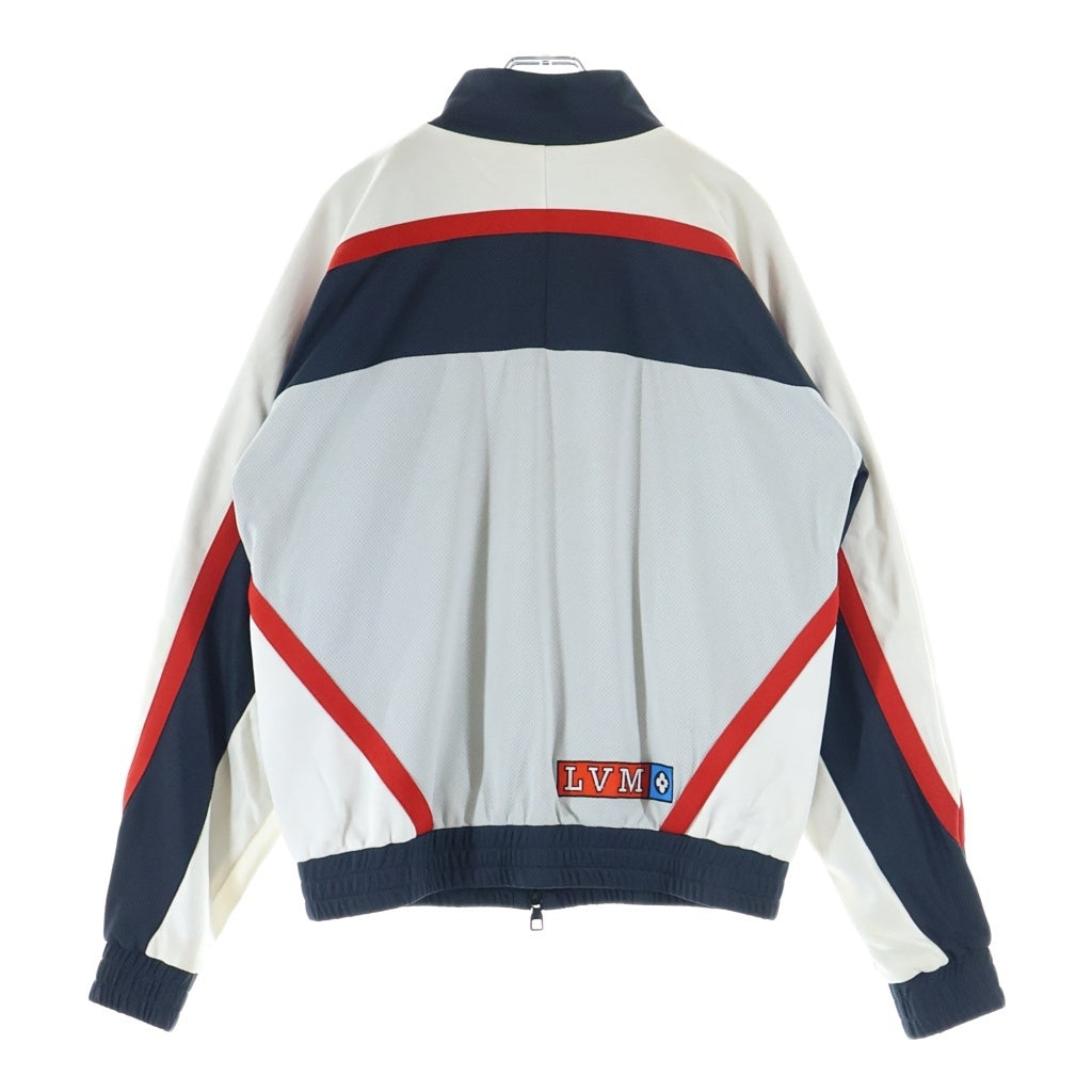 LOUIS VUITTON(ルイヴィトン) 22AW エンベリッシュド LVグラフィック ホッケートラックジャケット ジャージ ジップアップブルゾン RM222 J67 HNY86W