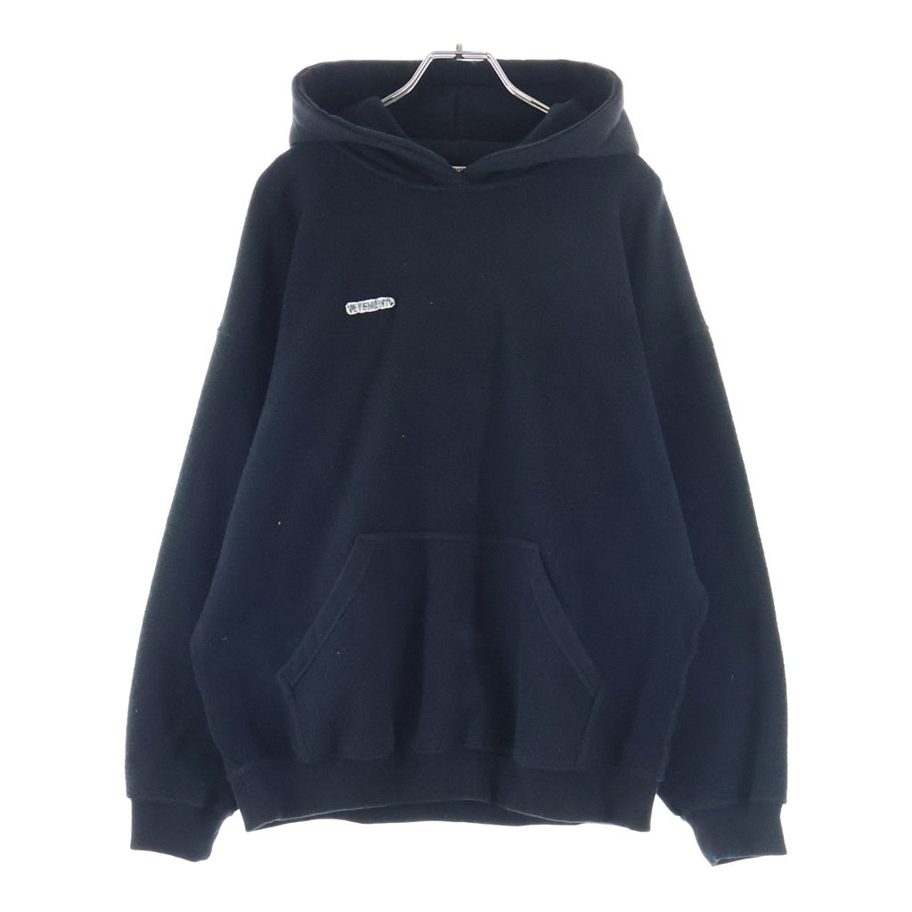 VETEMENTS(ヴェトモン) Inside Out Oversize Sweat Hoodie インサイドアウト オーバーサイズ プルオーバーパーカー フーディー ブラック WAH19TR107