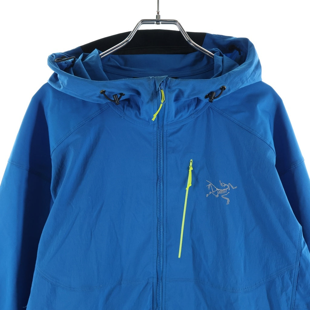 ARC'TERYX(アークテリクス) Psiphon fl hoody ロゴプリント ジップアップ ナイロン フーデッドジャケット ブルー 17102-89464