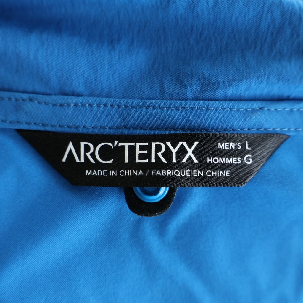 ARC'TERYX(アークテリクス) Psiphon fl hoody ロゴプリント ジップアップ ナイロン フーデッドジャケット ブルー 17102-89464