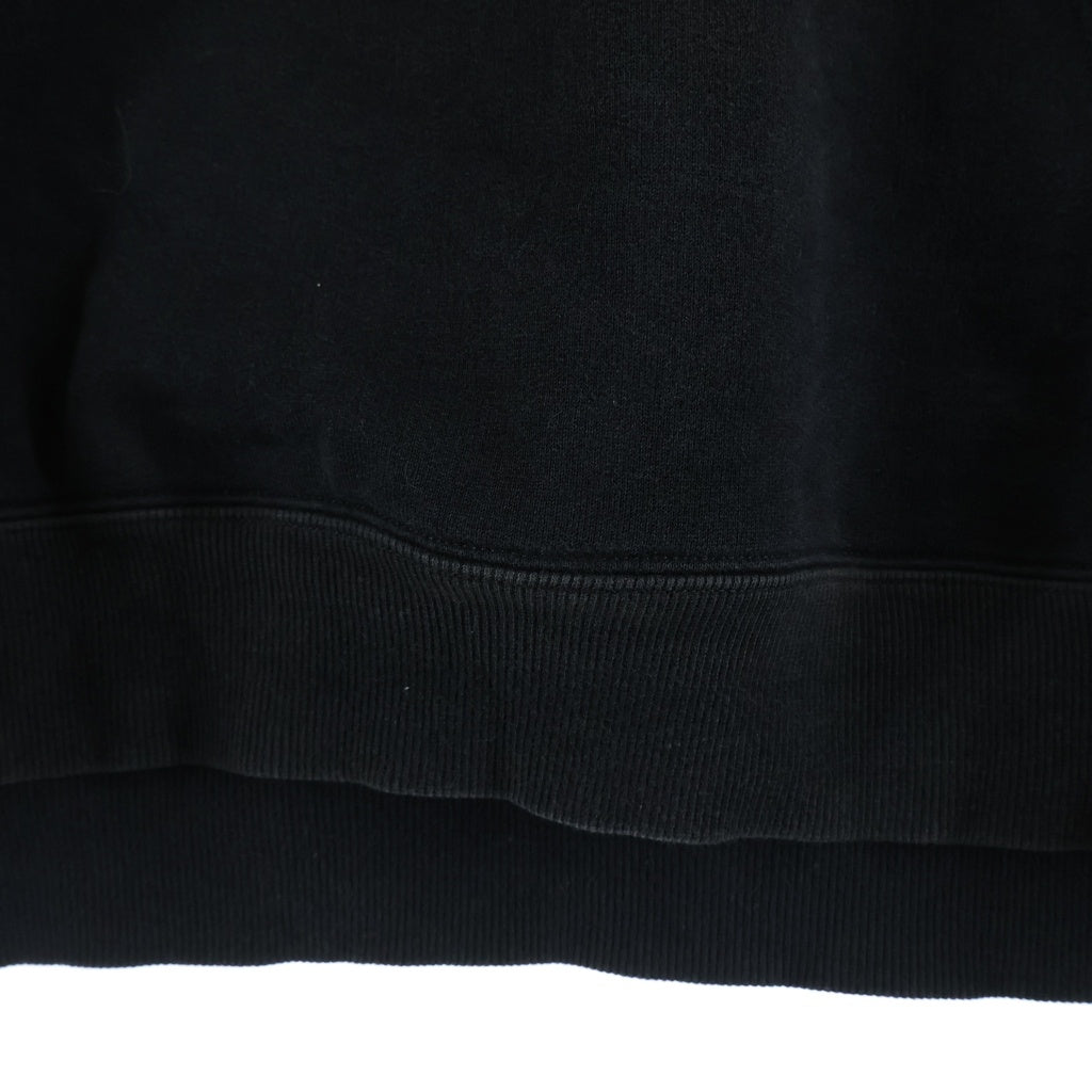 SAINT LAURENT PARIS(サンローランパリ) MINI LOGO HOODIE シグネチャー クロップパーカー ブラック 677259 YB2PG