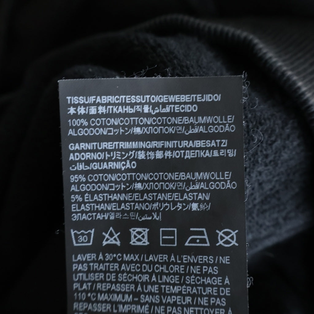 SAINT LAURENT PARIS(サンローランパリ) MINI LOGO HOODIE シグネチャー クロップパーカー ブラック 677259 YB2PG