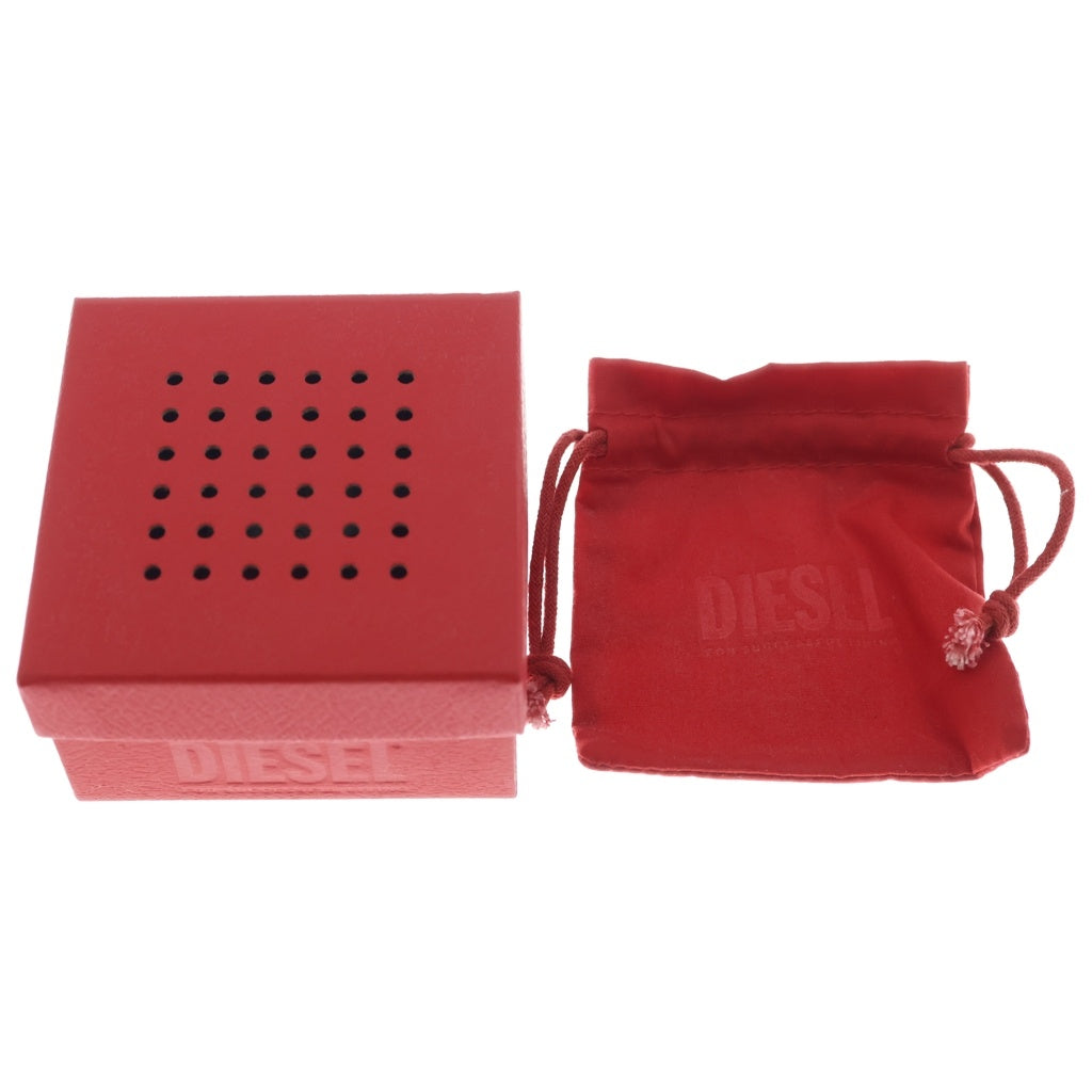 DIESEL(ディーゼル) Dロゴプレート チェーン ネックレス シルバー DX1446040 レディース