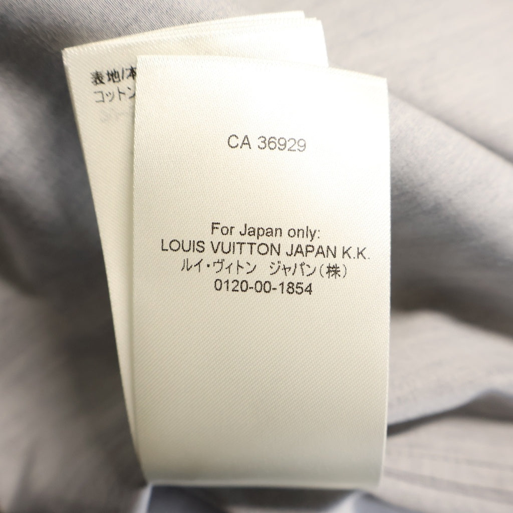 LOUIS VUITTON(ルイヴィトン) 22SS ×NIGO Damier Suit Shirt ×ニゴ ダミエ柄 半袖シャツ ネイビー RM221M JW9 HMS05W