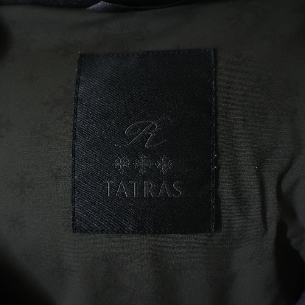 TATRAS(タトラス) Rライン ファーフード ダウンジャケット ブラック MTA8ED4188