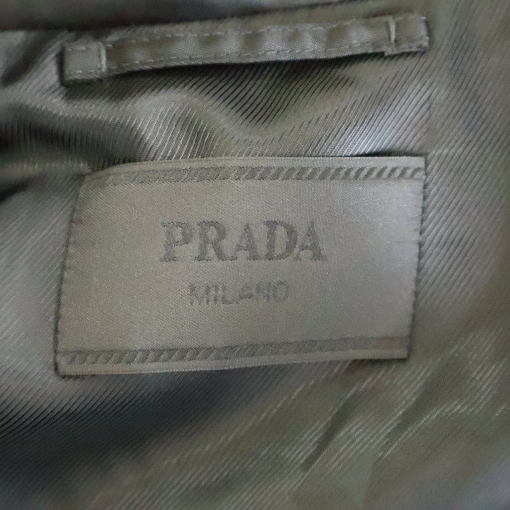 PRADA(プラダ) Re-Nylon ナイロン ブルゾンジャケット ボンバー ブラック SGC S000 17X1