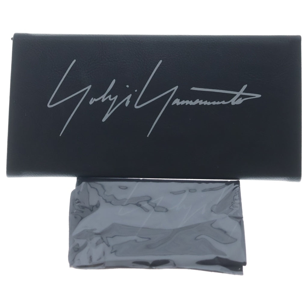Yohji Yamamoto(ヨウジヤマモト) スクエア型 テンプルロゴ メガネ 眼鏡 アイウェア グレー 19-0071-1 レディース