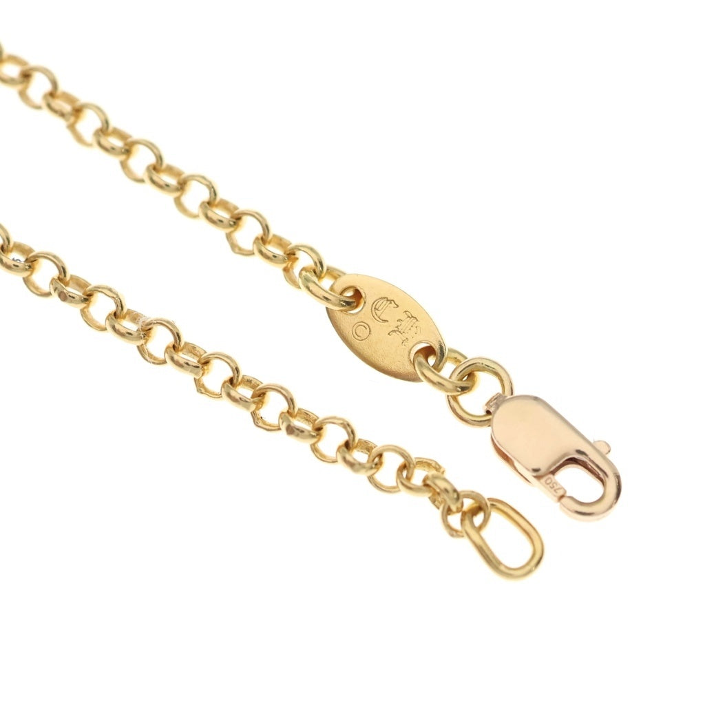 CHROME HEARTS(クロムハーツ) 22K NECKCHAIN R18 ロールチェーンネックレス 18inch ゴールド BCA010