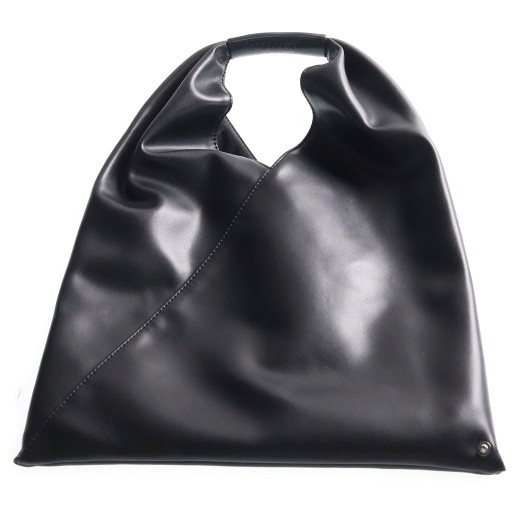 MM6 Maison Margiela(エムエムシックスメゾンマルジェラ) SMALL JAPANESE BAG スモールジャパニーズ カウレザーハンドバッグ ブラック S54WD0043 レディース