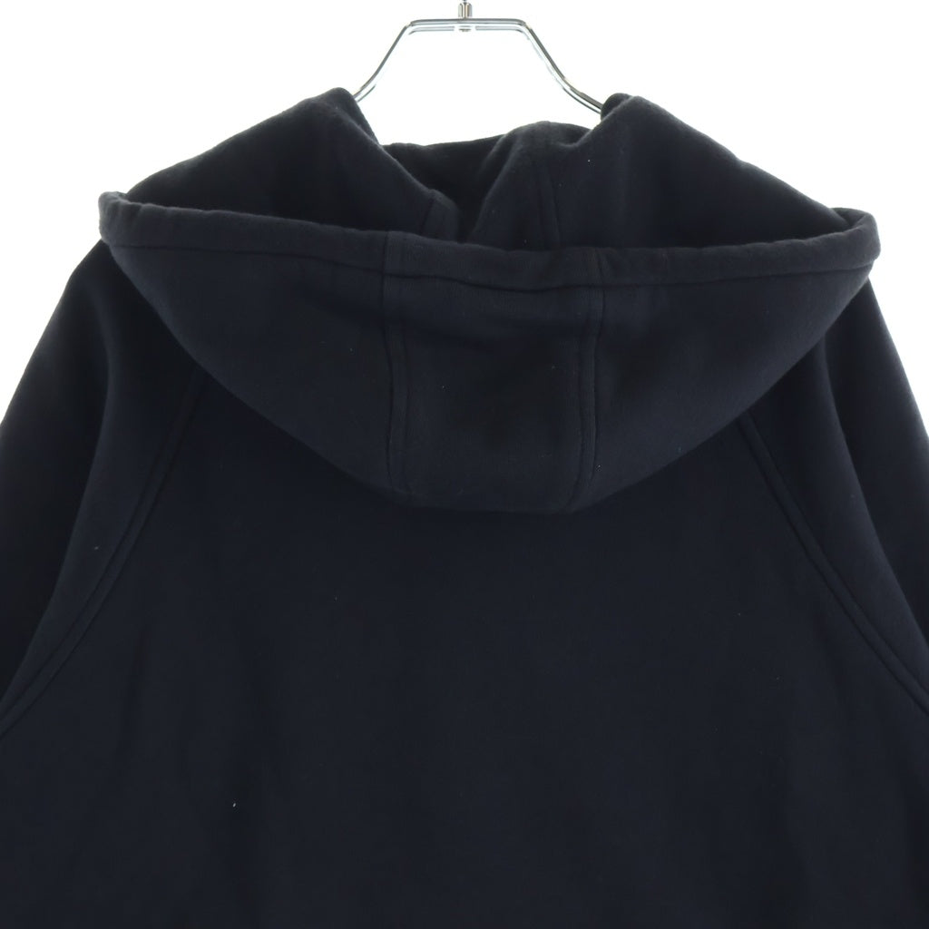 CHROME HEARTS(クロムハーツ) CROSS PATCH SWTSHRT HD HALF-ZIP 袖タイニーCHクロスパッチ付きハーフジップパーカー ブラック