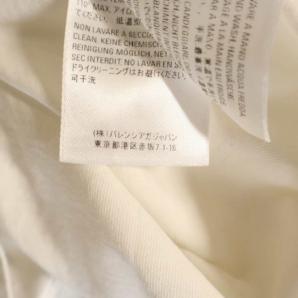 BALENCIAGA(バレンシアガ) 18SS BB MODE TEE フロントロゴ クルーネック半袖カットソー ホワイト 556150